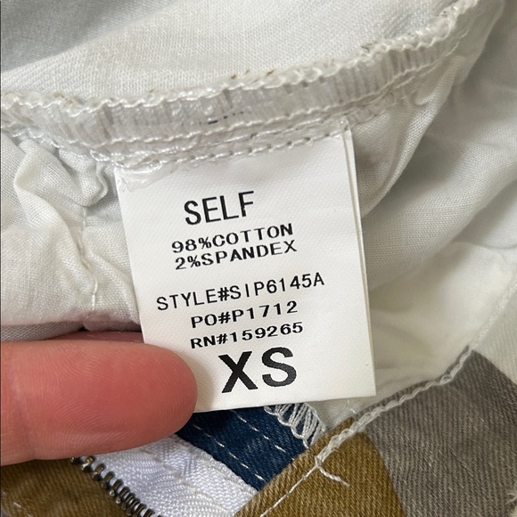 Altar'd State Multicolor Striped Flare Bell Bottom Jeans Size XS - Picture 9 of 15